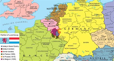 luxembourg at its greatest extent